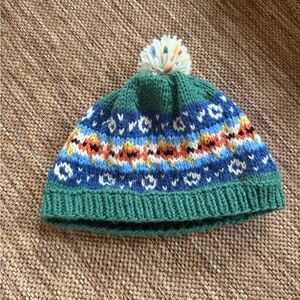 Fair isle knit hat